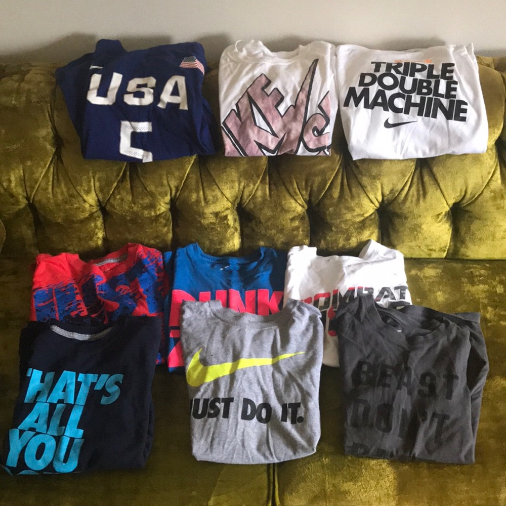 Lot of Boys Nike T-shirts